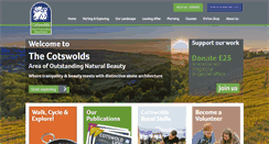 Desktop Screenshot of cotswoldsaonb.org.uk